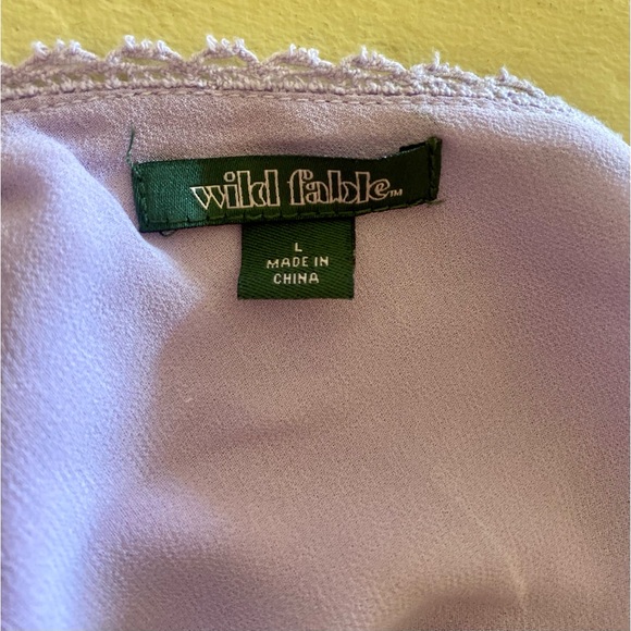 BRAND NEW Wild Fable - long comfy light purple dress. Size Large. - Picture 4 of 4